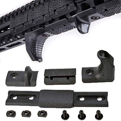 SBGJMY Taktisches Stillstandset-Kit 4 STU CK/Set Schienenkopfschraubendreher für MLOK Schienensystem Handstandset Prepaid (Schwartz)