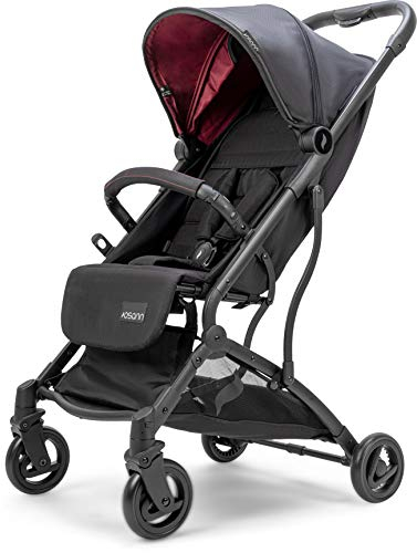 Osann Sport-Buggy Vegas – sportlicher Kinderwagen ab Geburt bis 26,5 kg belastbar – Buggy in Weinrot mit Sonnenverdeck LSF 50+