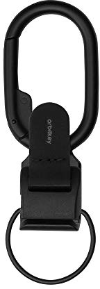 Orbitkey Clip v2 | Sicheres magnetisches Fidlock-Schnellverschluss-System, schlankes Design, Edelstahl-Oberfläche | - Schwarz - Einheitsgröße