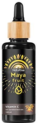 NatuRise® Vitamin C Liposomal – Tropfen - 337mg - Hochdosiert - Natürlich mit Sanddorn – 100 ml – Hohe Bioverfügbarkeit & Verträglichkeit - UV-Glas