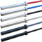 Sporttrend 24® Olympische Profi Hantelstangen 201 & 220cm mit 50mm Aufnahme | Weightlifting Powerlifting Langhantelstangen aus Chrom oder QPQ (2010mm / 4 Lager / 15KG, Rot/Chrom 190K)