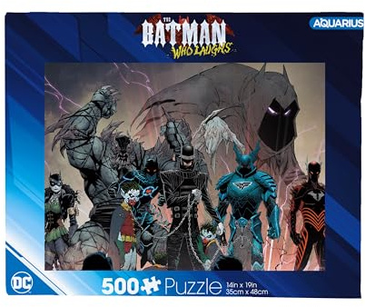 AQUARIUS DC Comics Batman Who Lacht Puzzle (500 Teile) - Blendung Gratis - Präzision - Praktisch No Puzzle Staub - Offiziell Lizenziert Merchandise & Collectibles - 14 x 19 Inches