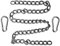 LONGHAO Edelstahl Kette 4mm Edelstahl HäNgesessel Kette VerläNgerungs Kette Load-Bearing 250kg, Chain Length 100cm/39.37in, With Two Carabiner, Used For Swings, Hanging Chairs, Sandbags, Hammocks