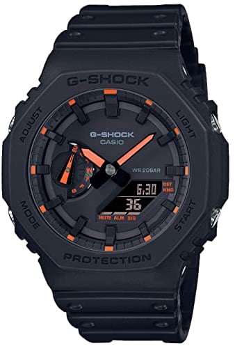 Casio G-Shock Herrenuhr aus Kunstharz und Karbon – CA.GA-2100-1A4ER