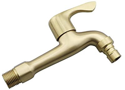 Grifo de Extremo de Manguera de Latón de 1/2, Kit de Jardín al Aire Libre, Agua de Latón, Exterior, Asignación para Lavadora de Jardín