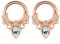 Beydodo Ohr Tunnel, Plugs 16MM Edelstahl Rosegold mit Filigran Zirkonia Tunnel Piercing Ohr Expander 2PCS