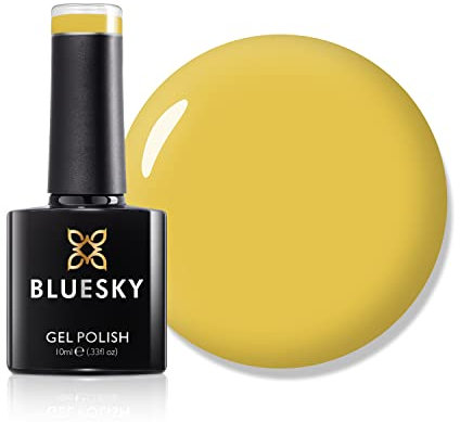 Bluesky Gel Nail Polish, AW22, Autumn 2022, Against The Chill - AW2204, Yellow, Long Lasting, Chip Resistant, 10ml (Requires Drying Under UV or LED Lamp)