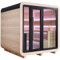 AWT KOS Sauna THE CUBE X2 Hemlock/225x225/ohne Ofen