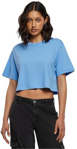 Urban Classics Women's Ladies Short Oversized Tee T-Shirt, Horizon Blue, XXL