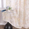 Delien Gardinen mit Kräuselband Modern Gardinenschals Wohnzimmer Transparente Fenster Gardinen Laudhaus Vorhang mit Zweige Muster »Äste« Dekoschals Flächenvorhänge 1 St. Gold,BxH 140x175cm