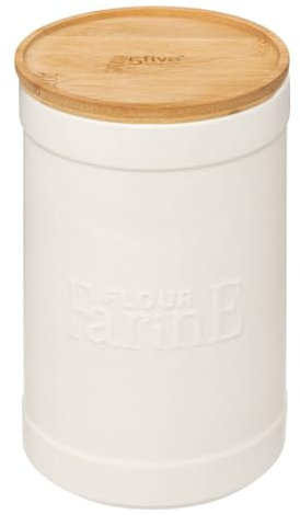 5five - boîte à farine naturéo en céramique blanc