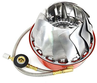 Warmhm Mini Camp Stove Lotus Furnace Gas Stove Furnace End Windproof Stove Portable Make Tea