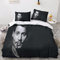 EKIDAZ Johnny Depp Bettbezug Set Mit 3D Drucken,Stern Mikrofaser Weiche Und Reißverschluss–3-teiliges Set Inklusive Kissenbezüge–Perfekt Für Jugendliche Und ErwachseneDouble（200x200cm）