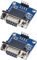 PENGLIN - Adaptador serie RS232 DB9 hembra a TTL, 3,3 V a 5 V MAX3232 9 pines convertidor de módulo hembra de Prot serial
