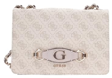 GUESS Izzy Convertible Crossbody Flap Dove Logo