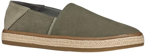 Geox Homme U PANTELLERIA A Sandale compensée Espadrilles, Lt Olive, 44 EU