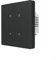 PETSTIBLE Smart Dimmer Switch For ZigBee Light Dimming, Dimmable 1-3 Groups Wireless Control Lights For Smart Life APP For Automated Lighting(2 Gang Grey)