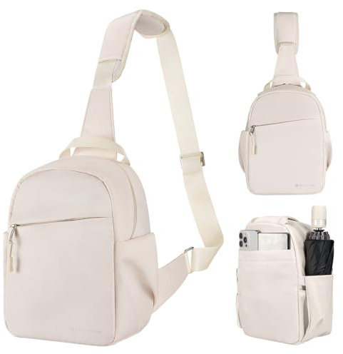 K&F Concept Sac à bandoulière pour Appareil Photo, Sac à Dos Reflex Compact pour Appareil Photo imperméable à l'eau avec bandoulière Large et Ajustable