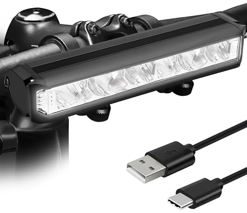 GLÜCKPA LED Fahrradlicht Vorne,3000 Lumen,8000mAh USB C Aufladbar Akku Fahrrad Licht Vorne,StVZO Standard Fahrradbeleuchtung,IPX5 Wasserdicht Fahrradlampe Vorne