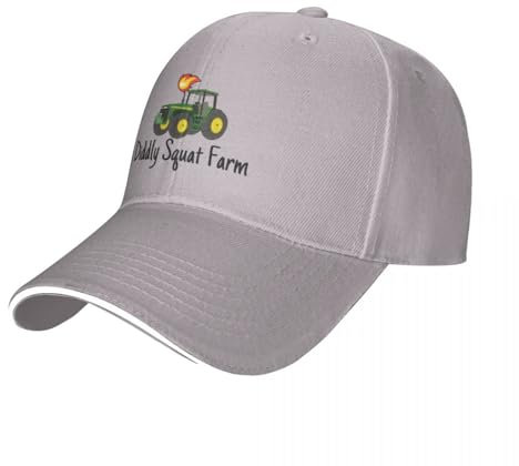 IEINYAUP Diddly Farm Cap Baseballmütze Hut Männer Hut Damen, für alle Jahreszeiten