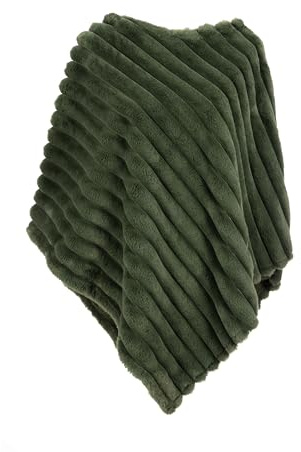 MAPIMANIA - Poncho Femme Chic et Élégant en Fausse Fourrure, Manteau Hiver, Châle Chaud, Cape Mariage Polaire, Boléro en Fourrure