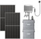 Zendure SolarFlow 800 Micro-onduleur Hybride Intelligent 1200W MPPT, Puissance AC bidirectionnelle de 800 W, avec Panneau solaire Bi-facial 1300W, avec AB2000S*2 Batteries (Installation Facile)