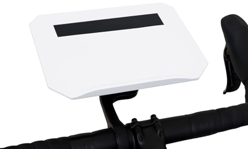 Indoor Bike Trainer Tray - Large - Flat - Compatible with Wahoo - White
