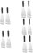 Milisten 10pièces Spatule Acier Anti-brûlure De Ustensiles De Cuisine Ergonomiques pour Poisson Steak Et Hamburger Outils De pour Maison Et Restaurant