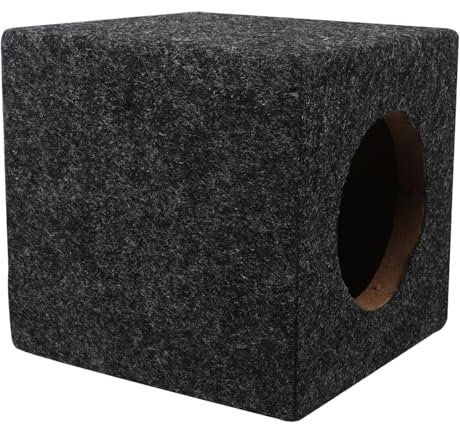 ETHZZLE Square Subwoofer Enclosure Wooden Car Audio Speaker Box Subwoofer Enclosure Supply for Vehicle