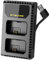 Nitecore NITUSN1 Chargeur Double avec Ecran LCD pour Sony Batterie NP-FW50 Noir