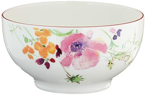 Villeroy & Boch Mariefleur Basic French-Bol, Porzellan, Weiß, 29.5 x 29.5 x 16.5 cm, 4 Einheiten