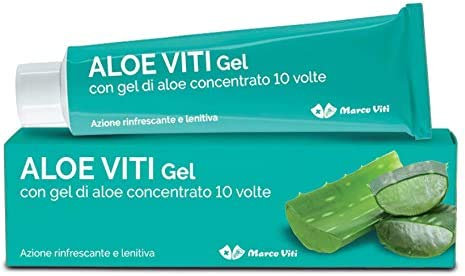 Marco Viti Aloe Viti Gel 200 ml - Gel per il corpo Naturale, Senza parabeni - Per persone esposte al sole, per uso personale - Unisex
