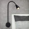 Briloner Leuchten 2082-015 LED, Lampe de Chevet avec Bras Flexible, Interrupteur Marche/arrêt, 4 Watt, 400 lumens, 3.000 Kelvin, métal, Noir, 4 W