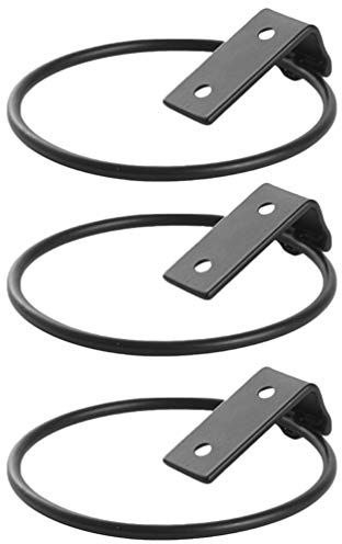 Cabilock Lot de 3 Supports muraux pour Pots de Fleurs en Fer pour intérieur et extérieur