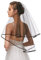 Nanchor Brautschleier für Damen, einfacher Tüll, kurzer Hochzeitsschleier, Satinrand mit Kamm, für Hochzeit, Junggesellinnenabschied, Schwarz, 78cm / 30 