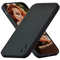 UEEBAI Case for iPhone XR, Ultra Slim Straight Side Liquid Silicone Case Precise Cut-outs Gel Rubber TPU Bumper Case Smooth Lovely Shell Shockproof Protective Cover for iPhone XR - Black