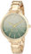 NINE WEST Women's Bracelet Watch Green/Gold