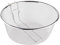 Cestillo freidor y escurridor de acero inoxidable, de 22 cm de diámetro y 8 cm de alto. Cesto para realizar labores de cocina y repostería. Malla para usar en cocina.