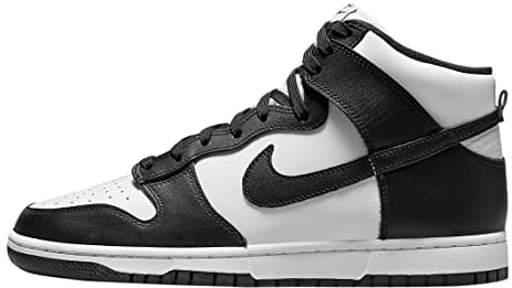 NIKE Herren Dunk High Retro Sneaker, Weiß Schwarz Total Orange, 43 EU