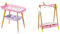 BABY born 829998 Wickeltisch rosa mit Holz-Optik und abnehmbaren Tuch-Halter & Zapf Creation 830000 BABY born Kleiderstange - Puppenkleider-Ständer mit Holz-Optik und Zubehör