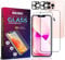 RKINC Screen Protector [2 + 2 Pack] for iPhone 11 Pro 5.8-Inch, Tempered Glass Film Screen Protector & 2 Camera lens Protector [LifetimeWarranty][Anti-Scratch][Anti-Shatter]