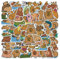 100 Stück Capybara Aufkleber Kawaii Wasserdicht Tier Stickers für Laptop Skateboard Wasserflaschen Scrapbook Gepäck Auto Fahrrad,Vinyl niedliche Wasserschwein Aufkleber für Teenager Erwachsene Kinder