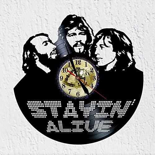 VINY WOODY Wanduhr Vinyl Disc Brüder Könige Musik Disc