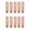 Consumabili Mig 0,8 Mm 10 Pezzi Punta Guidafilo, Ugello Saldatrice Filo, Punta di Contatto in Rame Suggerimenti per I Contatti di Saldatura per Consumabili Torcia 15Ak Mig/Mag (10 Pezzi 15AK 0.8 mm)