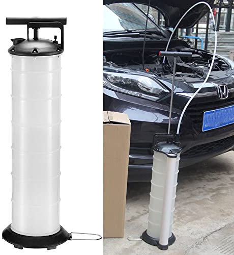 Xigner Pompa a mano 7 litri per olio motore, pompa di aspirazione, 70-170 PSI, pompa di aspirazione dell'olio, aspirazione precisa di olio motore, refrigerante, liquido dei freni e liquido del cambio