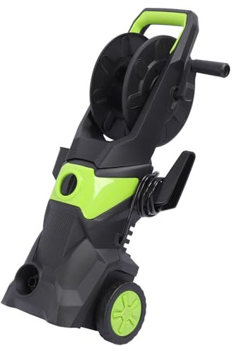 Lavadora de Alta Presión de 4000PSI con Manguera de 32 Pies, Lavadora de Coche Eléctrica con 4 Boquillas, Limpieza de Patios y Vallas (Enchufe Europeo 220V)