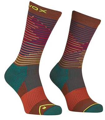 ORTOVOX All Mountain MID Socken, Herren, Clay orange, 45-47