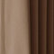 Dsnyu Vorhang XXL, Vorhänge Braun Volltonfarbe Polyester Gardinen Mode Elegant Dekorativ für Fenster 2er Set 137x274cm BxH