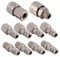 DOITOOL Sealing Performance German Quick Connector Set 10pcs Air Compressor Fittings 1/4'' 3/8'' Size Anti-Static Strong Air Tool Accessory