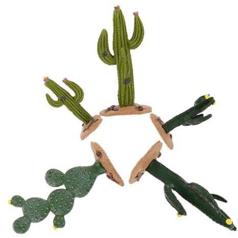 NOLITOY 5stücke Künstliche Kaktusse Aus Realistische Deko Pflanzen Für Tisch Regale Und Mikrolandschaften Für Heim Und Bürodekoration